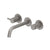Flusso Serie 100 100.2450 Two Handle Wall Mounted Tub Filler