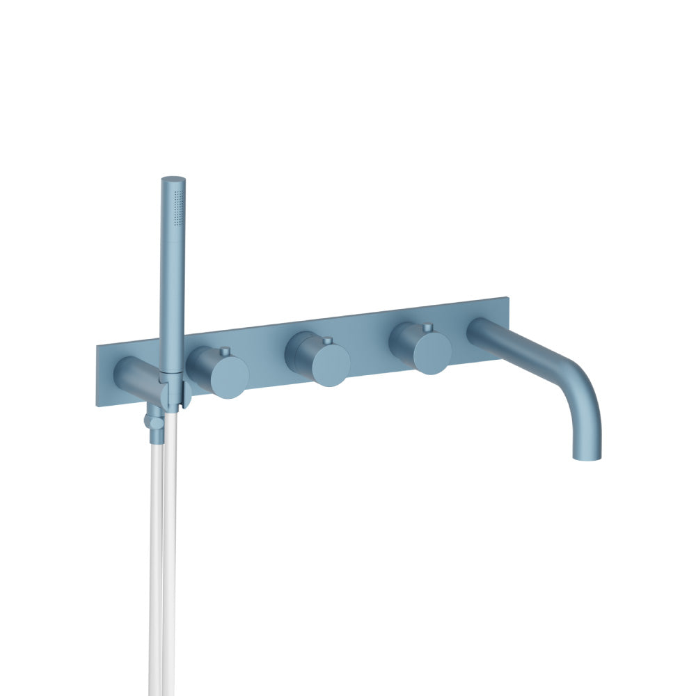 Flusso Serie 100 100.2691 Wall Mount Tub Filler With Hand Shower