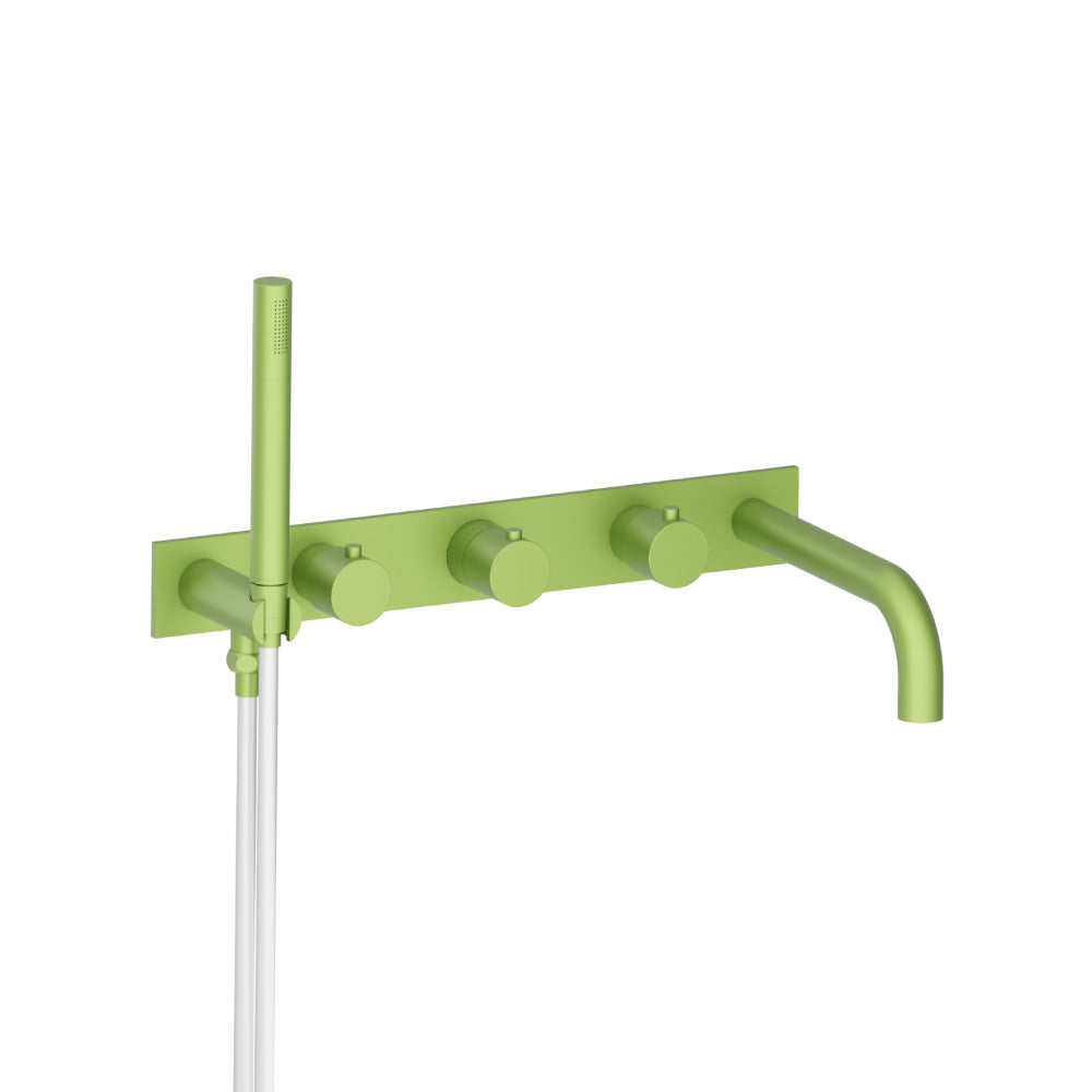 Flusso Serie 100 100.2691 Wall Mount Tub Filler With Hand Shower