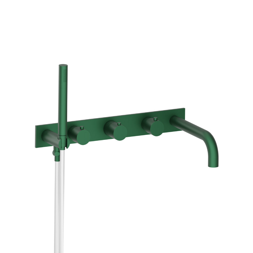 Flusso Serie 100 100.2691 Wall Mount Tub Filler With Hand Shower
