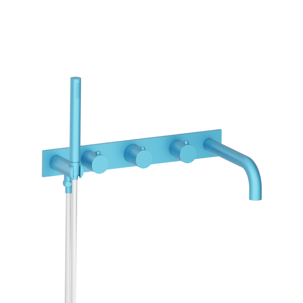 Flusso Serie 100 100.2691 Wall Mount Tub Filler With Hand Shower