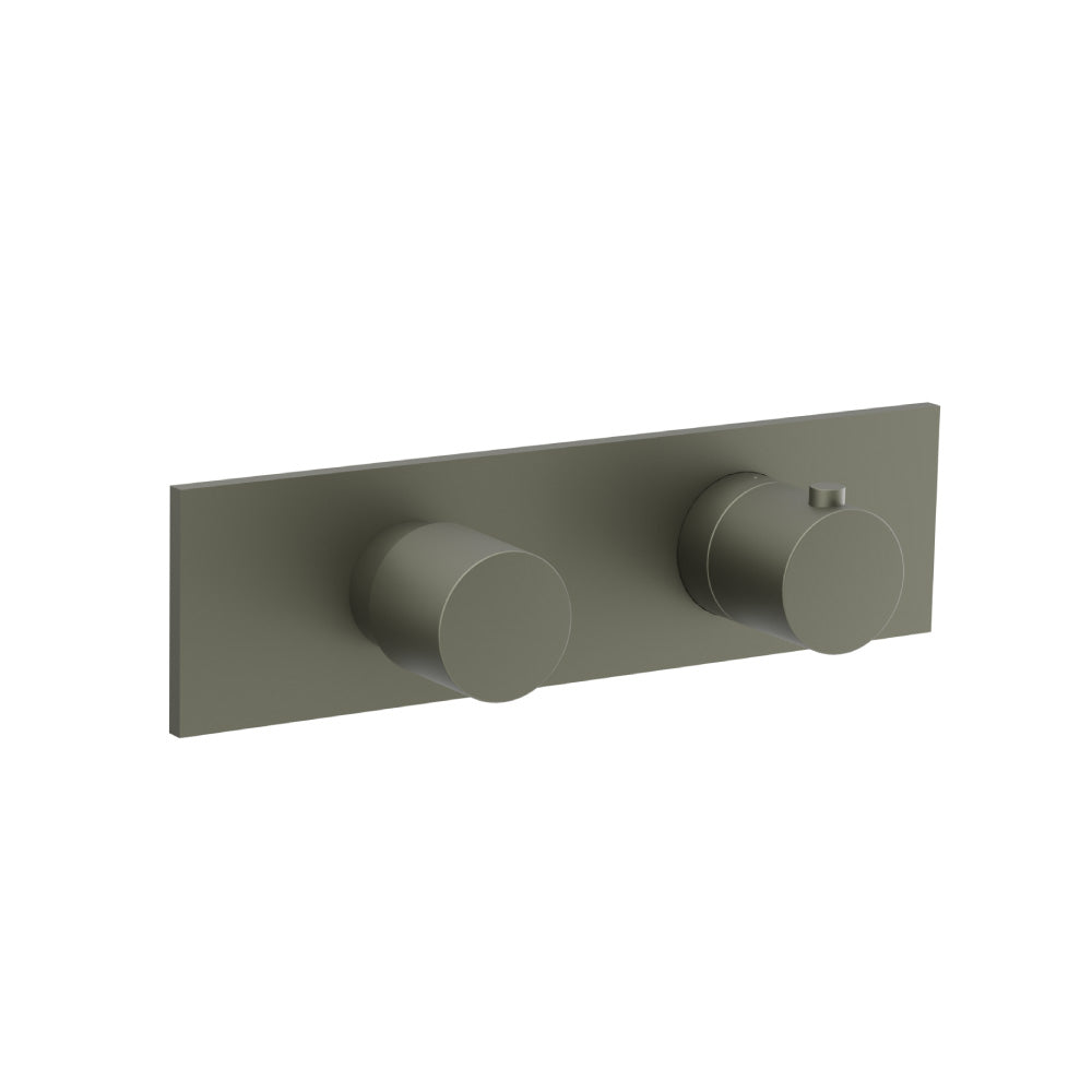 Flusso Serie 100 100.2693 3/4" Horizontal Thermostatic Shower Valve & Trim - 1 Ouptut