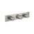 Flusso Serie 100 100.2715T Trim For Horizontal Thermostatic Valve with 2 Volume Controls