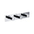 Flusso Serie 100 100.2715T Trim For Horizontal Thermostatic Valve with 2 Volume Controls