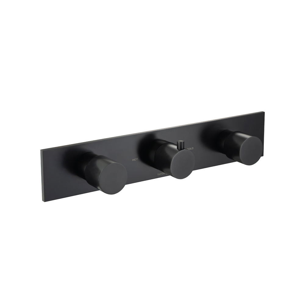 Flusso Serie 100 100.2715T Trim For Horizontal Thermostatic Valve with 2 Volume Controls