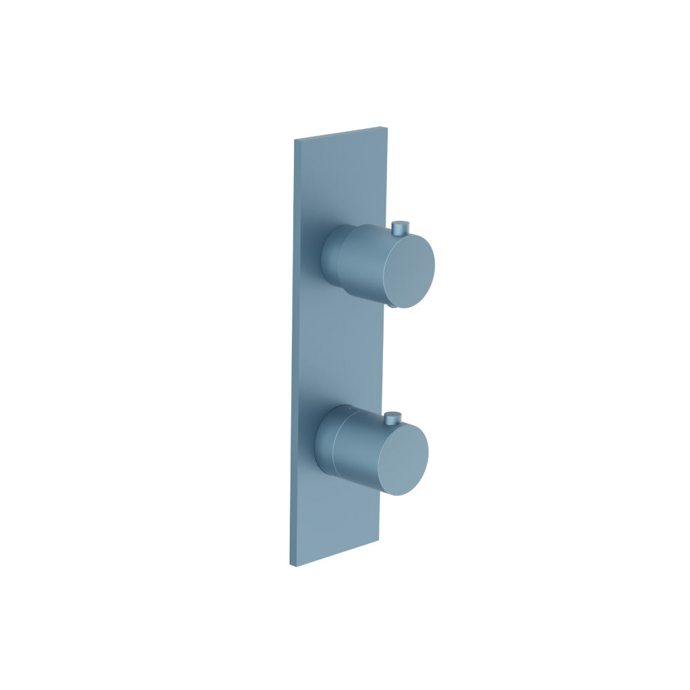Flusso Serie 100 100.2720 3/4" Horizontal Thermostatic Shower Valve & Trim - 1- Output