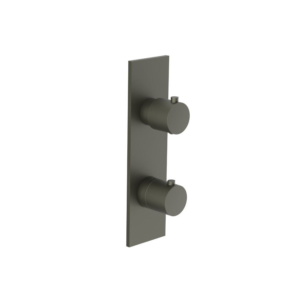 Flusso Serie 100 100.2720 3/4" Horizontal Thermostatic Shower Valve & Trim - 1- Output