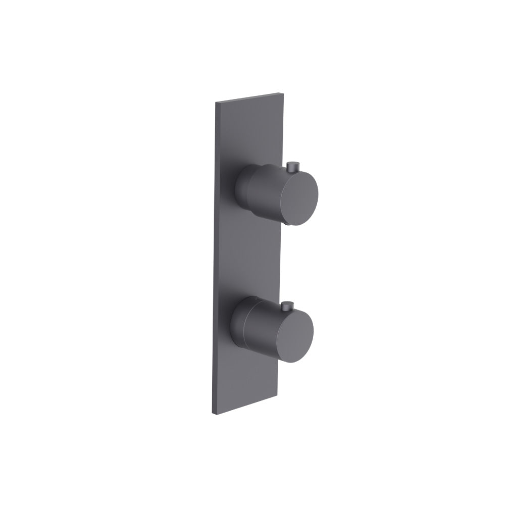 Flusso Serie 100 100.2720 3/4" Horizontal Thermostatic Shower Valve & Trim - 1- Output