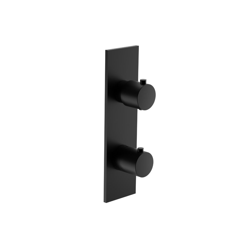 Flusso Serie 100 100.2720 3/4" Horizontal Thermostatic Shower Valve & Trim - 1- Output