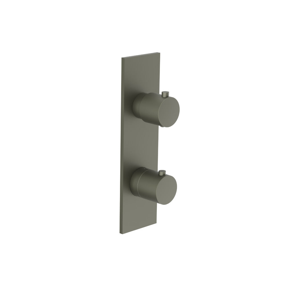 Flusso Serie 100 100.2720 3/4" Horizontal Thermostatic Shower Valve & Trim - 1- Output