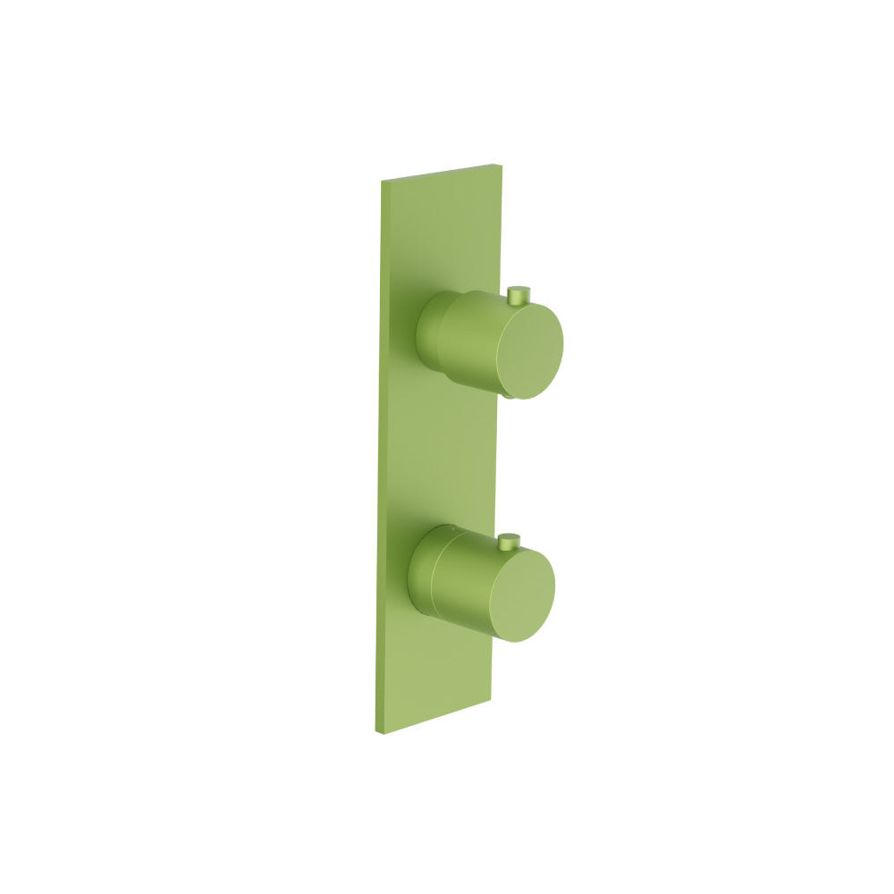 Flusso Serie 100 100.2720 3/4" Horizontal Thermostatic Shower Valve & Trim - 1- Output