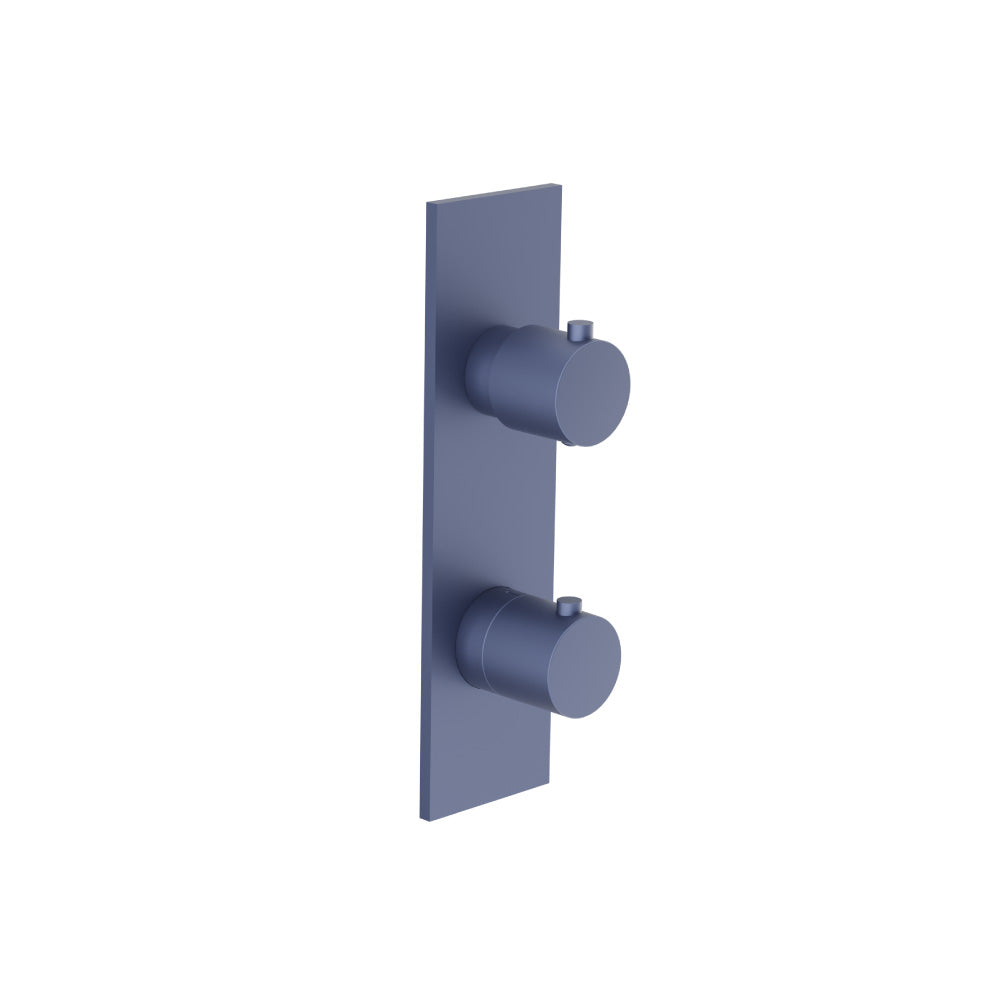 Flusso Serie 100 100.2720 3/4" Horizontal Thermostatic Shower Valve & Trim - 1- Output