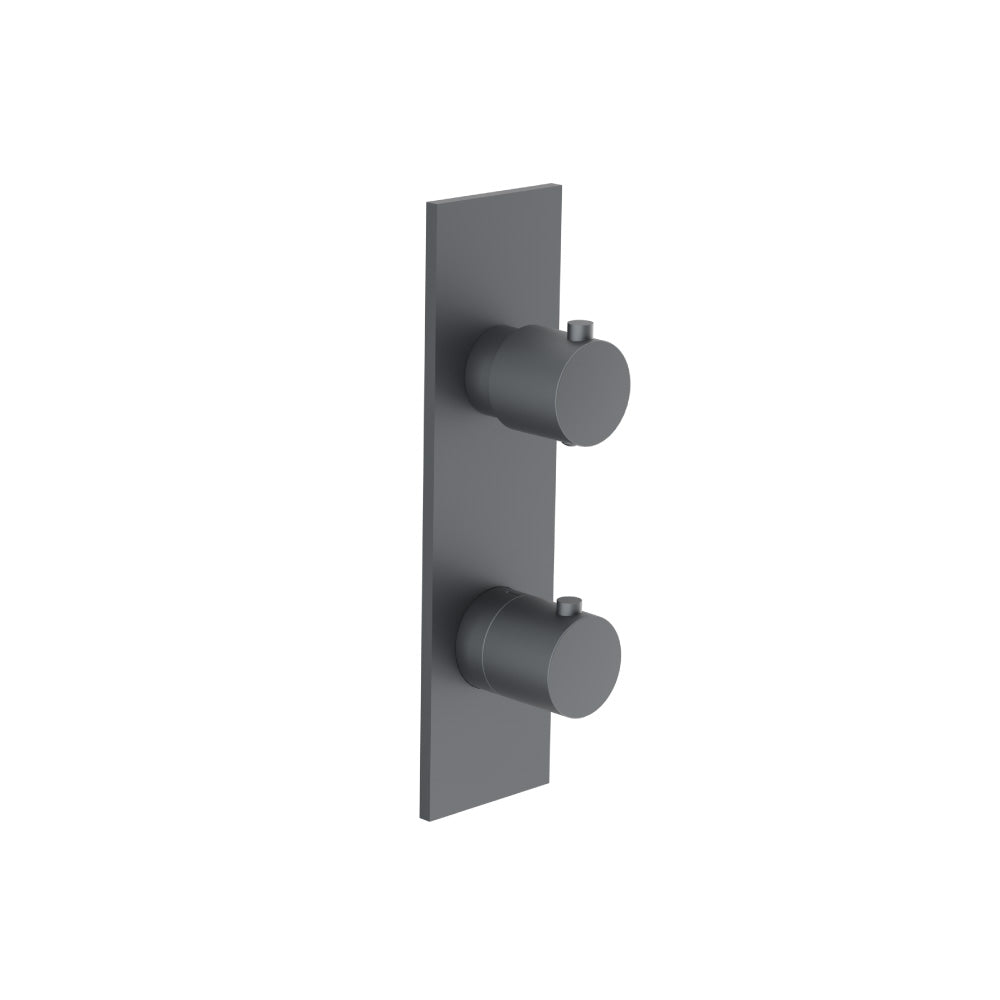 Flusso Serie 100 100.2720 3/4" Horizontal Thermostatic Shower Valve & Trim - 1- Output