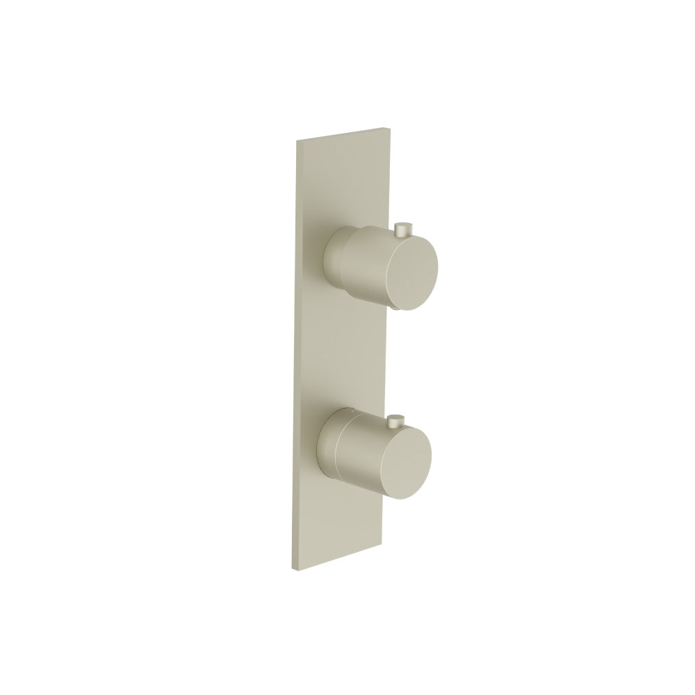 Flusso Serie 100 100.2740 3/4" Thermostatic Shower Valve & Trim - 2-Output
