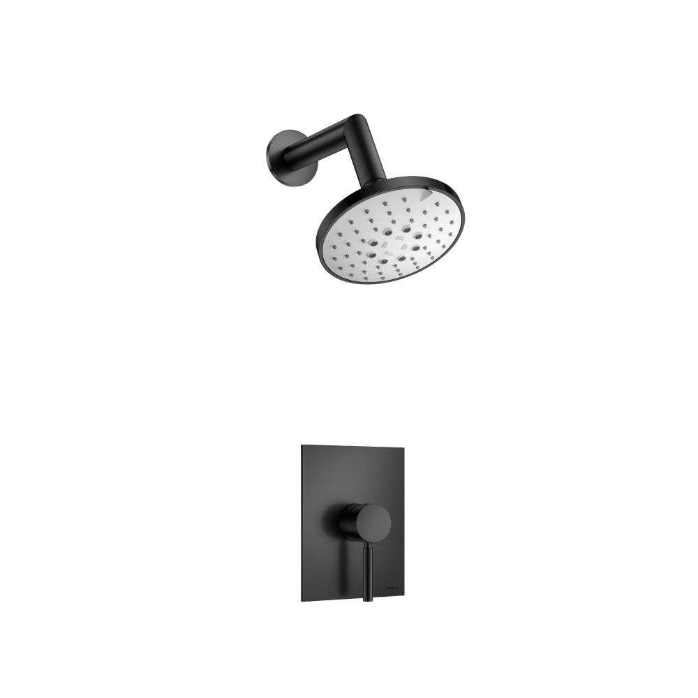 Flusso Serie 100 100.3000 Single Output Shower Set With ABS Shower Head & Arm