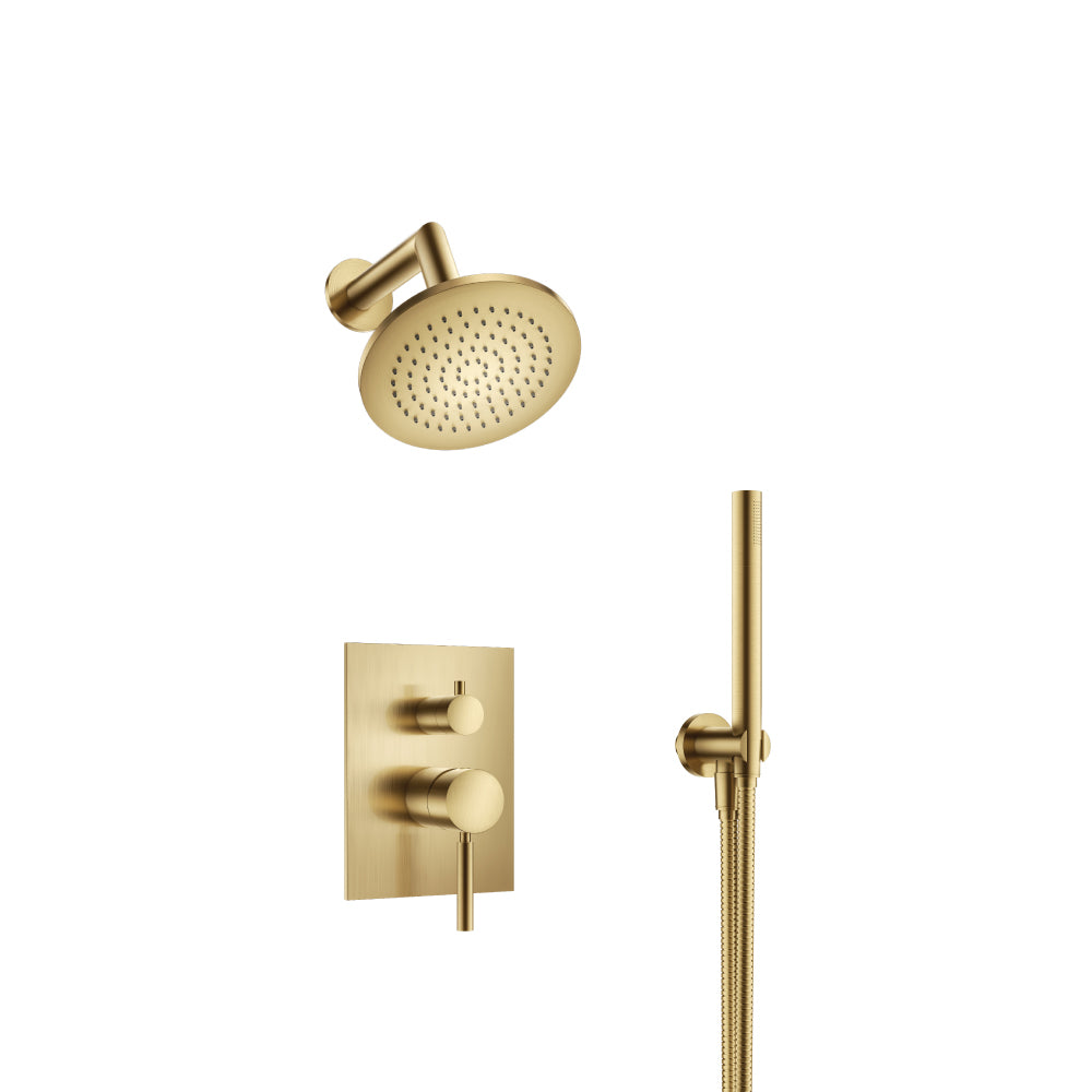 Flusso Serie 100 100.3250 Two Output Shower Set With Shower Head And Hand Held
