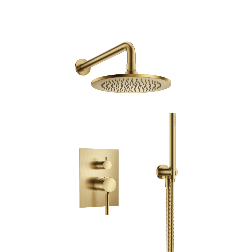 Flusso Serie 100 100.3300 Two Output Shower Set With Shower Head And Hand Held