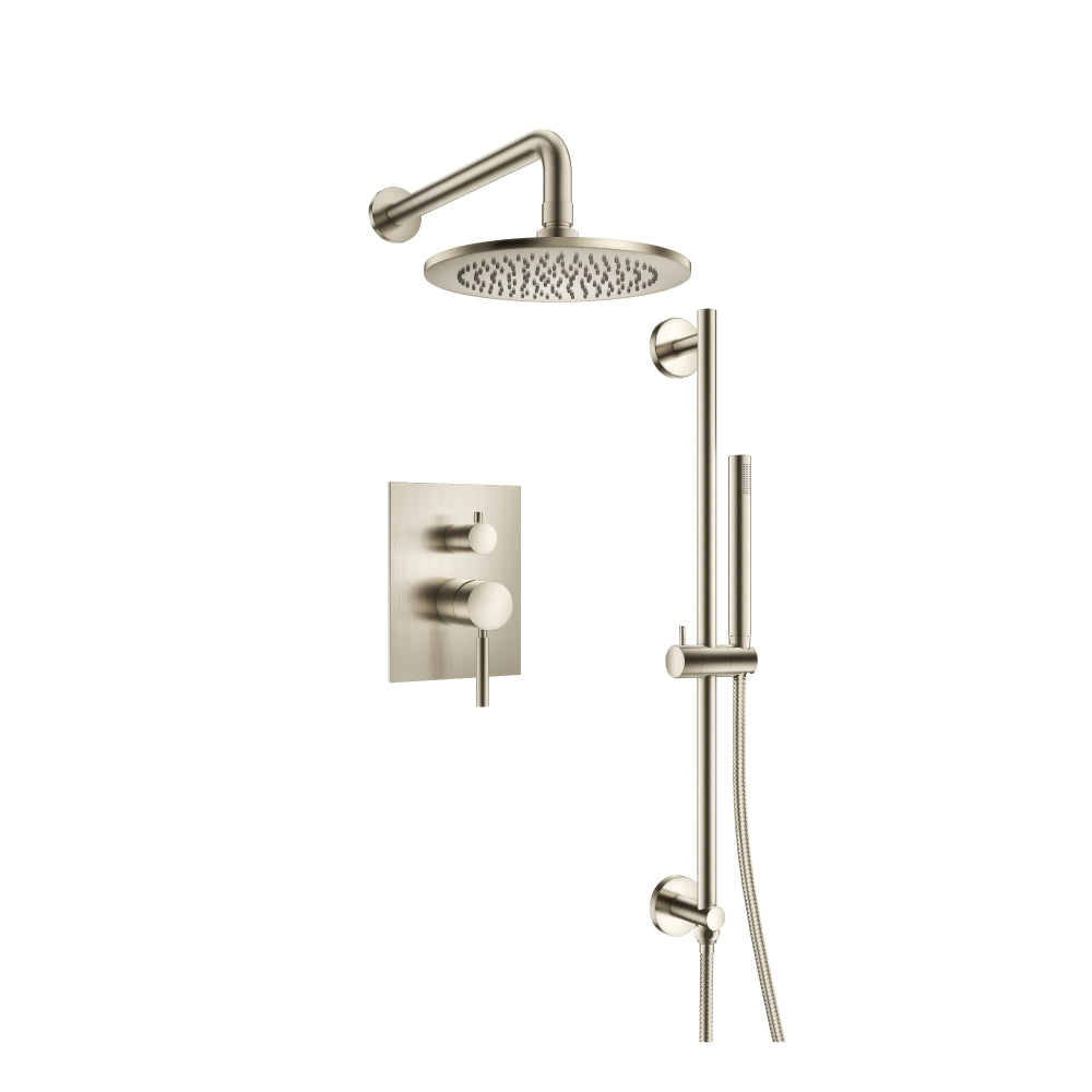 Flusso Serie 100 100.3450 Two Output Shower Set With Shower Head, Hand Held And Slide Bar - Parent