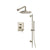 Flusso Serie 100 100.3450 Two Output Shower Set With Shower Head, Hand Held And Slide Bar - Parent