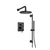 Flusso Serie 100 100.3450 Two Output Shower Set With Shower Head, Hand Held And Slide Bar