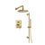 Flusso Serie 100 100.3450 Two Output Shower Set With Shower Head, Hand Held And Slide Bar