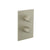 Flusso Serie 100 100.4101 3/4" Thermostatic Shower Valve & Trim - 1 Output