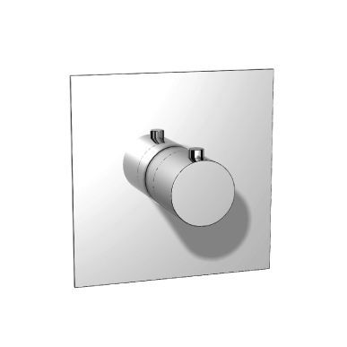 Flusso Serie 100 100.4201T Trim For 3/4" Thermostatic Valve - Use with TVH.4201