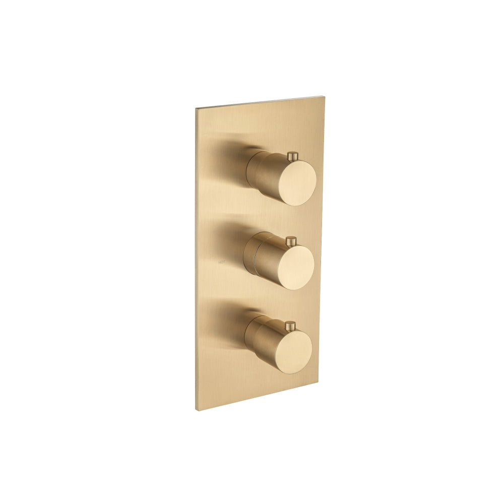 Flusso Serie 100 100.4401 3/4" Thermostatic Valve and Trim - 2 Outputs