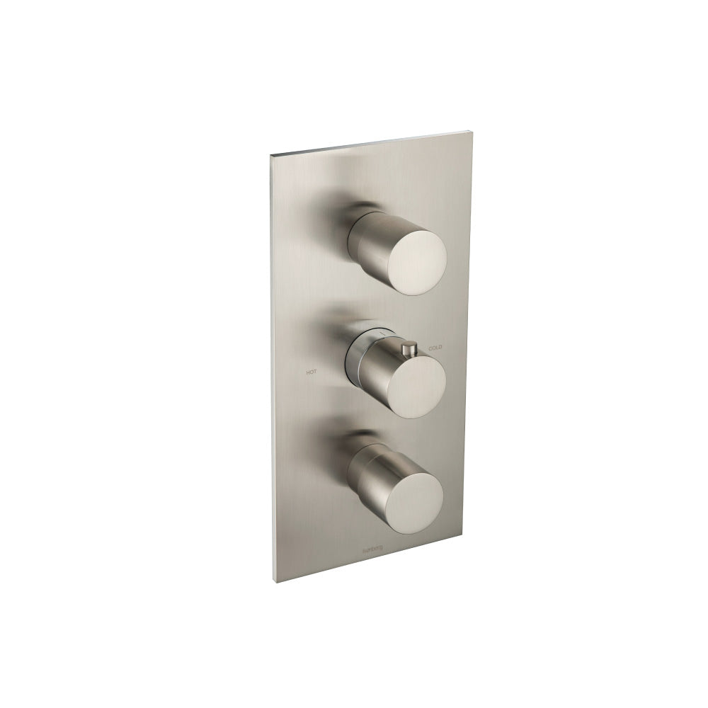 Flusso Serie 100 100.4401 3/4" Thermostatic Valve and Trim - 2 Outputs