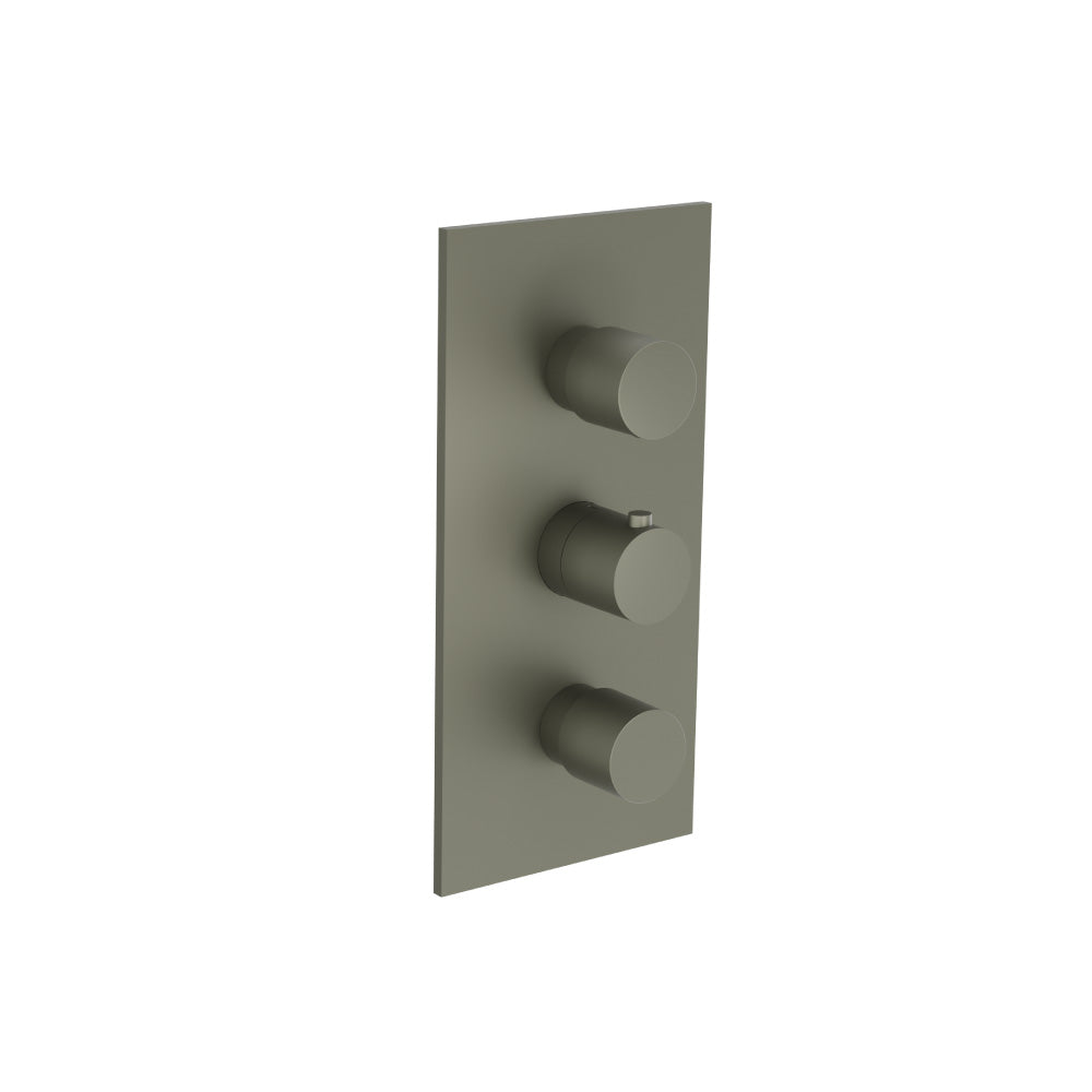Flusso Serie 100 100.4401 3/4" Thermostatic Valve and Trim - 2 Outputs