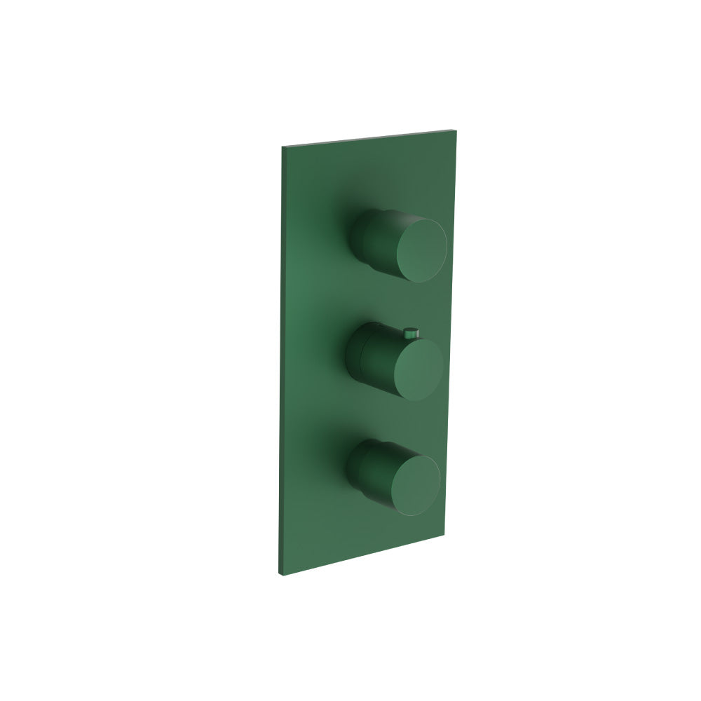 Flusso Serie 100 100.4401 3/4" Thermostatic Valve and Trim - 2 Outputs