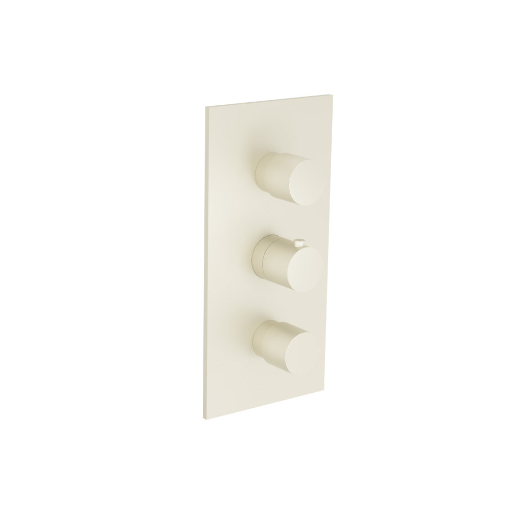 Flusso Serie 100 100.4401 3/4" Thermostatic Valve and Trim - 2 Outputs