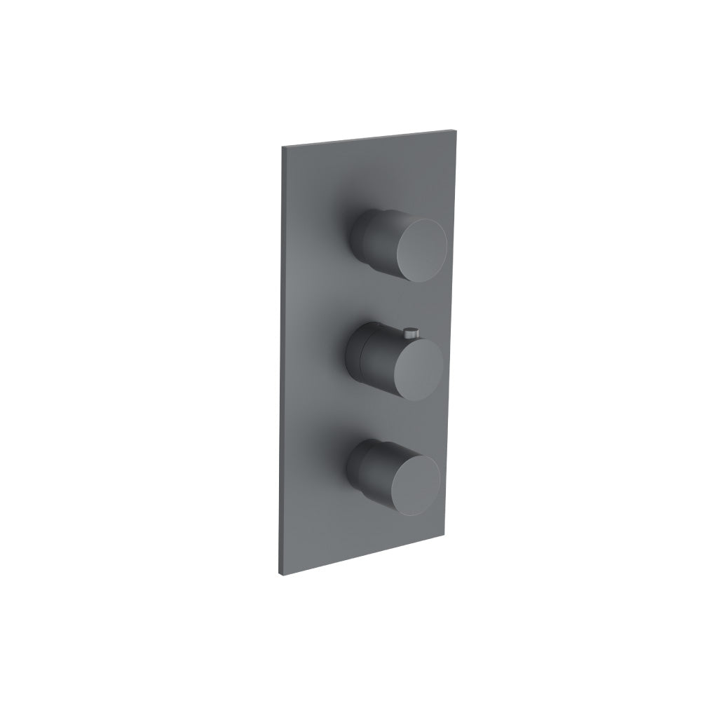 Flusso Serie 100 100.4401 3/4" Thermostatic Valve and Trim - 2 Outputs