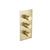 Flusso Serie 100 100.4401 3/4" Thermostatic Valve and Trim - 2 Outputs