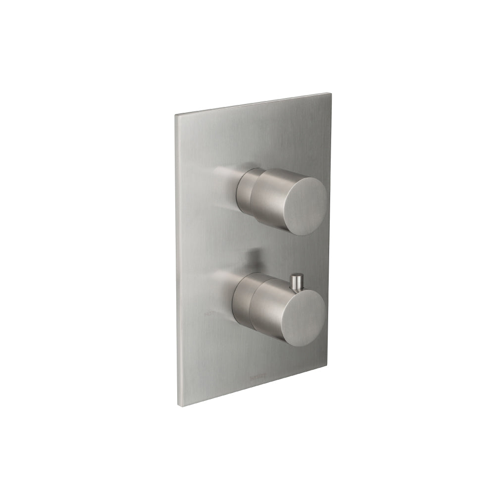 Flusso Serie 100 100.4420 3/4 " Thermostatic Valve & Trim - With 2-Way Diverter - 2 Output
