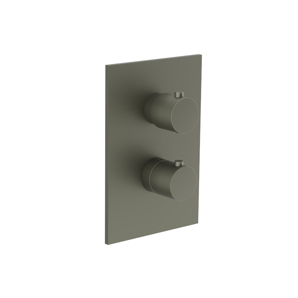 Flusso Serie 100 100.4420 3/4 " Thermostatic Valve & Trim - With 2-Way Diverter - 2 Output