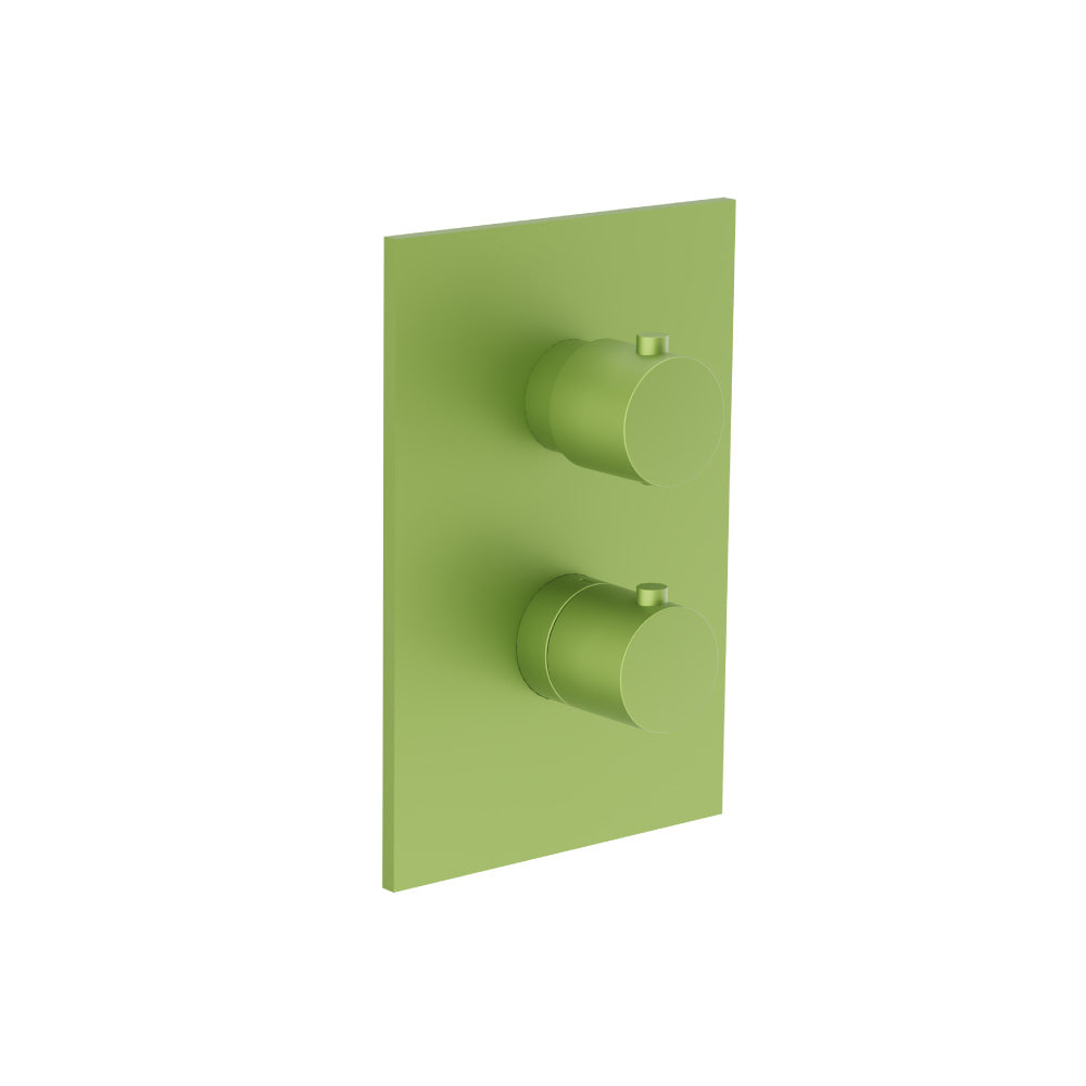Flusso Serie 100 100.4420 3/4 " Thermostatic Valve & Trim - With 2-Way Diverter - 2 Output
