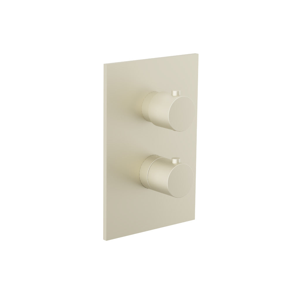 Flusso Serie 100 100.4420 3/4 " Thermostatic Valve & Trim - With 2-Way Diverter - 2 Output