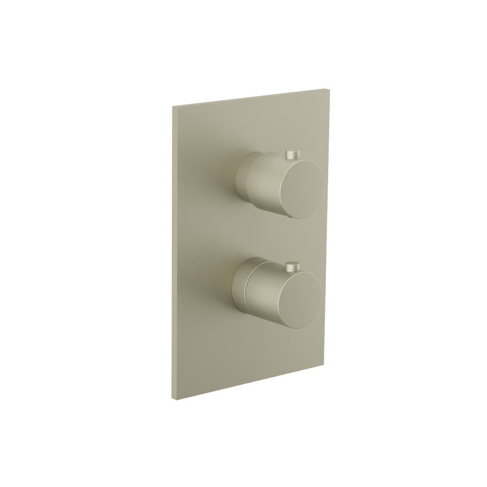 Flusso Serie 100 100.4420 3/4 " Thermostatic Valve & Trim - With 2-Way Diverter - 2 Output