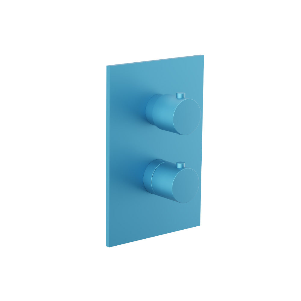 Flusso Serie 100 100.4420 3/4 " Thermostatic Valve & Trim - With 2-Way Diverter - 2 Output