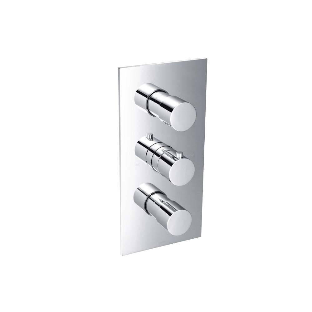 Flusso Serie 100 100.4801 3/4" Thermostatic Valve & Trim - 4 Output
