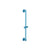 Flusso Serie 100 100.601023A Shower Slide Bar With Integrated Wall Elbow
