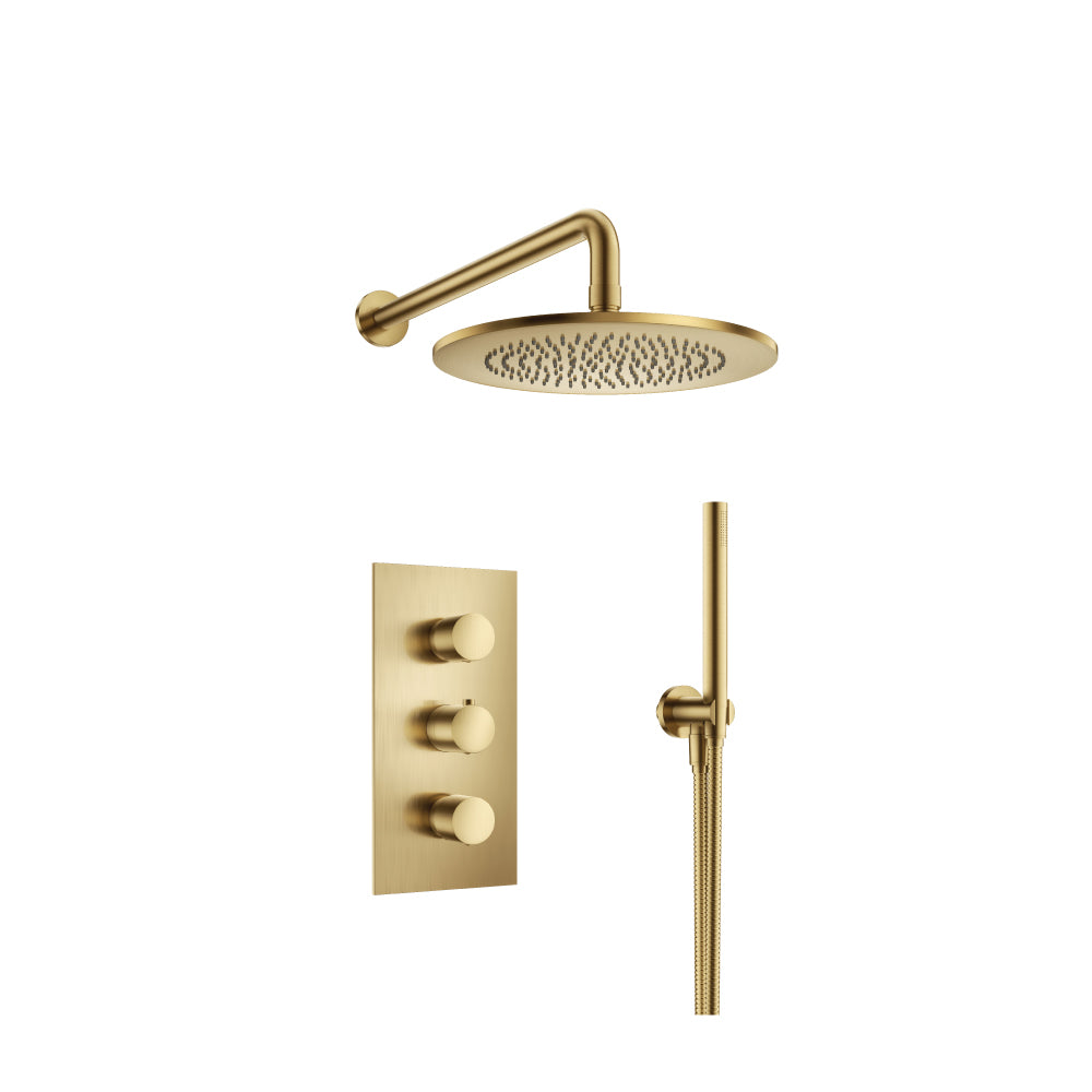Flusso Serie 100 100.7150 Two Output Shower Set With Shower Head And Hand Held