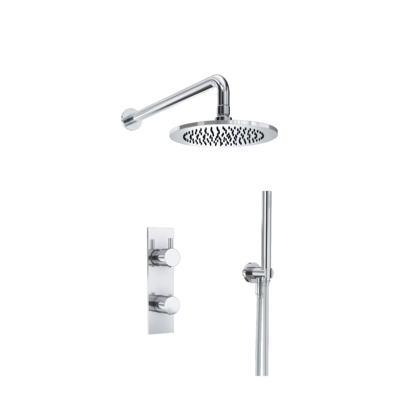 Flusso Serie 100 100.7250 Two Output Shower Set With Shower Head And Hand Held