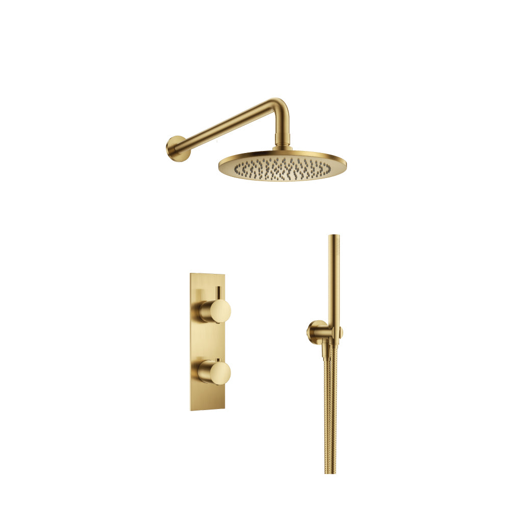 Flusso Serie 100 100.7250 Two Output Shower Set With Shower Head And Hand Held