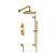 Flusso Serie 100 100.7300 Two Output Shower Set With Shower Head, Hand Held And Slide Bar