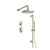 Flusso Serie 100 100.7350 Two Output Shower Set With Shower Head, Hand Held And Slide Bar - Parent
