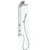 Pulse 1020-S Splash ShowerSpa ABS Shower System Silver Chrome