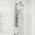 Pulse 1021-SSB Aloha ShowerSpa Shower System Silver Stainless Steel
