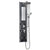Pulse 1022-B Leilani ShowerSpa Stainless Steel Shower Panel Black Chrome